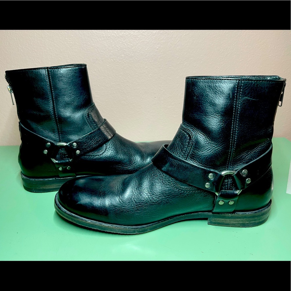 Frye MENS Sam harness boots, Black